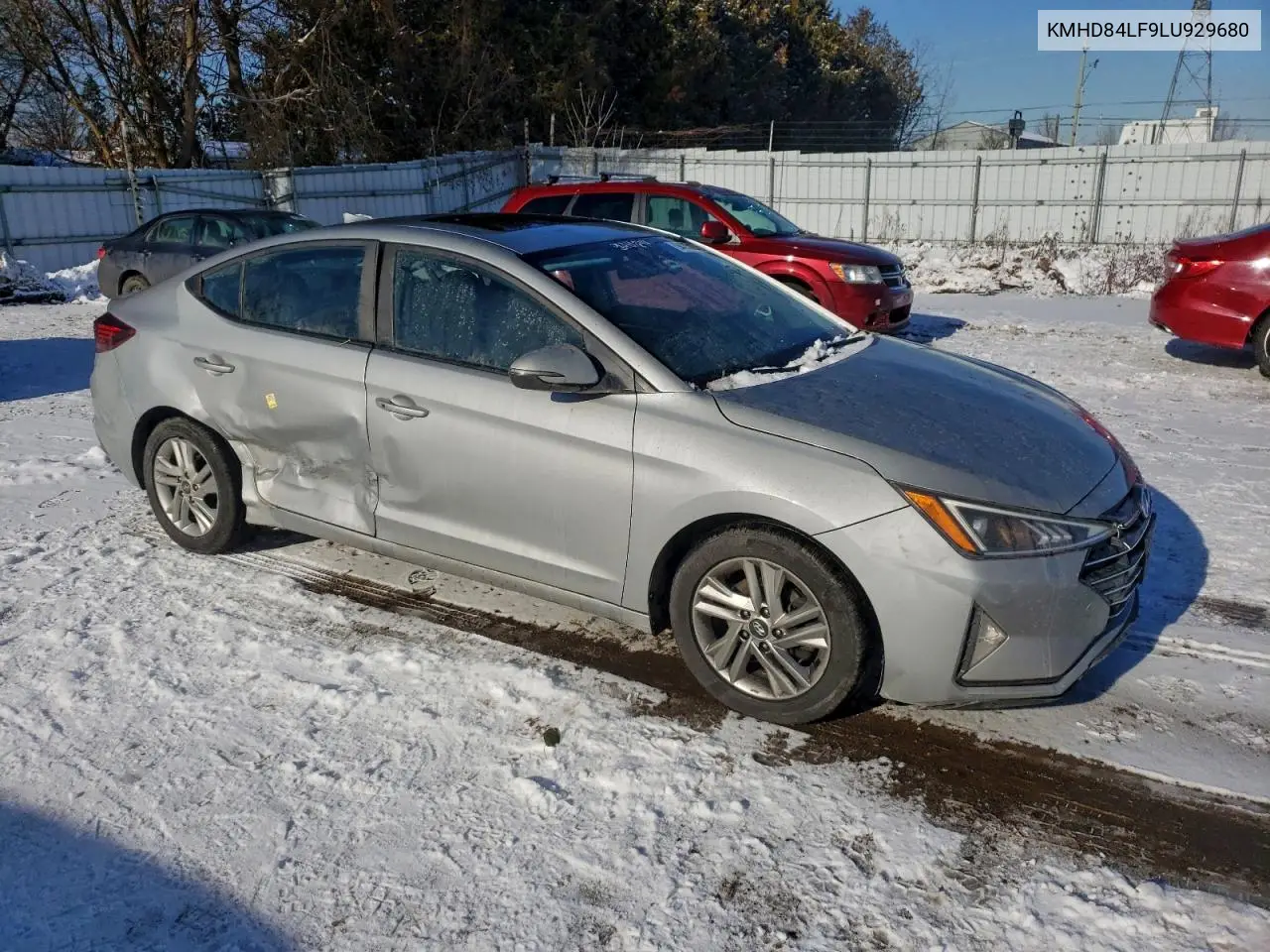 KMHD84LF9LU929680 2020 Hyundai Elantra Sel