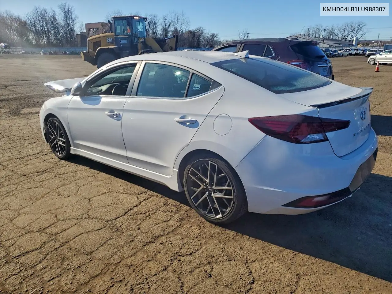 KMHD04LB1LU988307 2020 Hyundai Elantra Sport