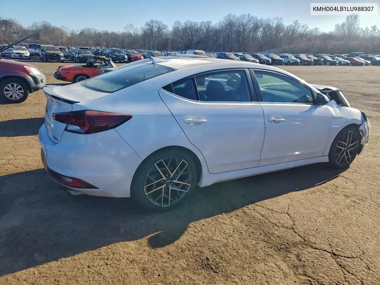 KMHD04LB1LU988307 2020 Hyundai Elantra Sport