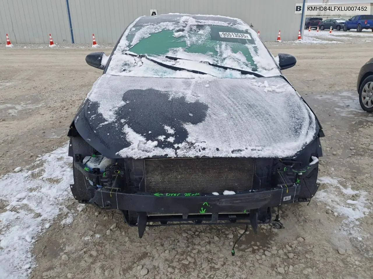 KMHD84LFXLU007452 2020 Hyundai Elantra Sel
