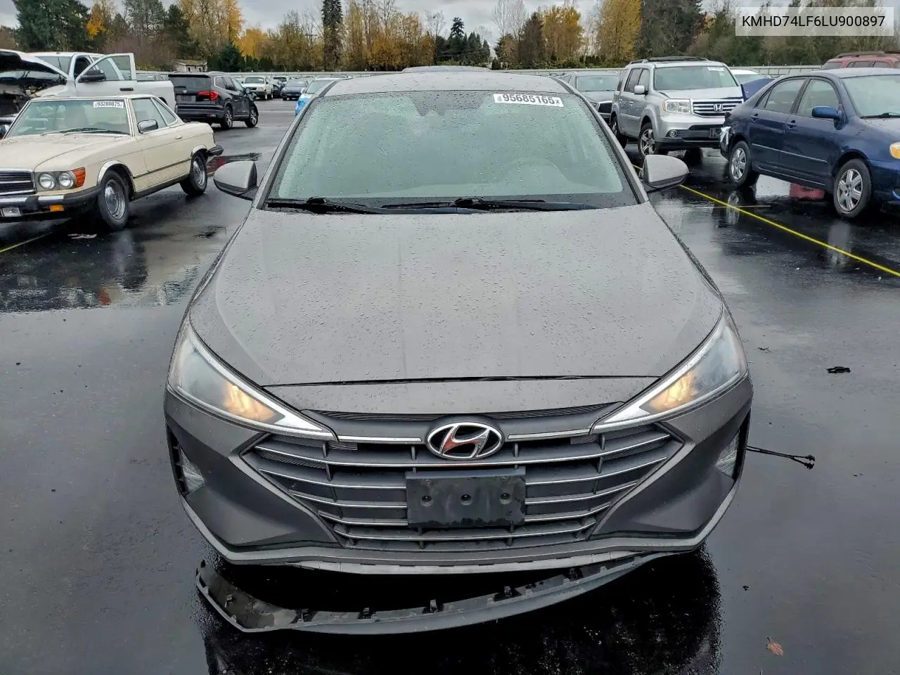 KMHD74LF6LU900897 2020 Hyundai Elantra Se