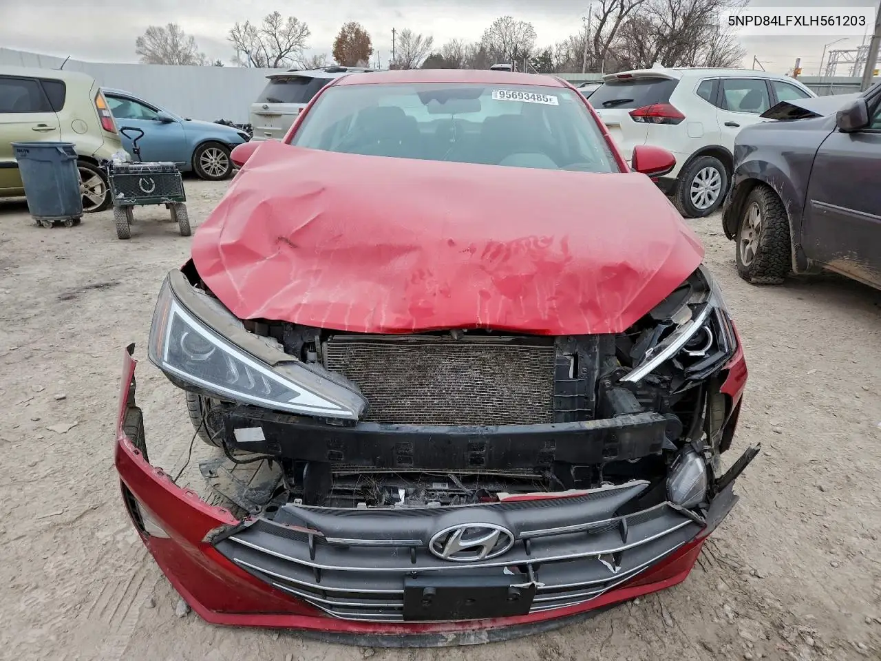 5NPD84LFXLH561203 2020 Hyundai Elantra Sel