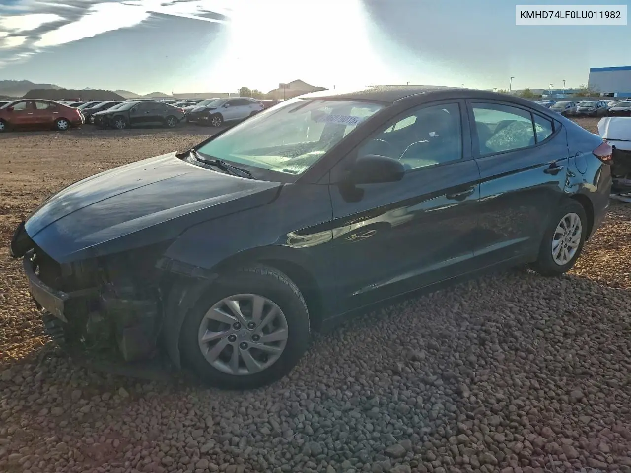 KMHD74LF0LU011982 2020 Hyundai Elantra Se