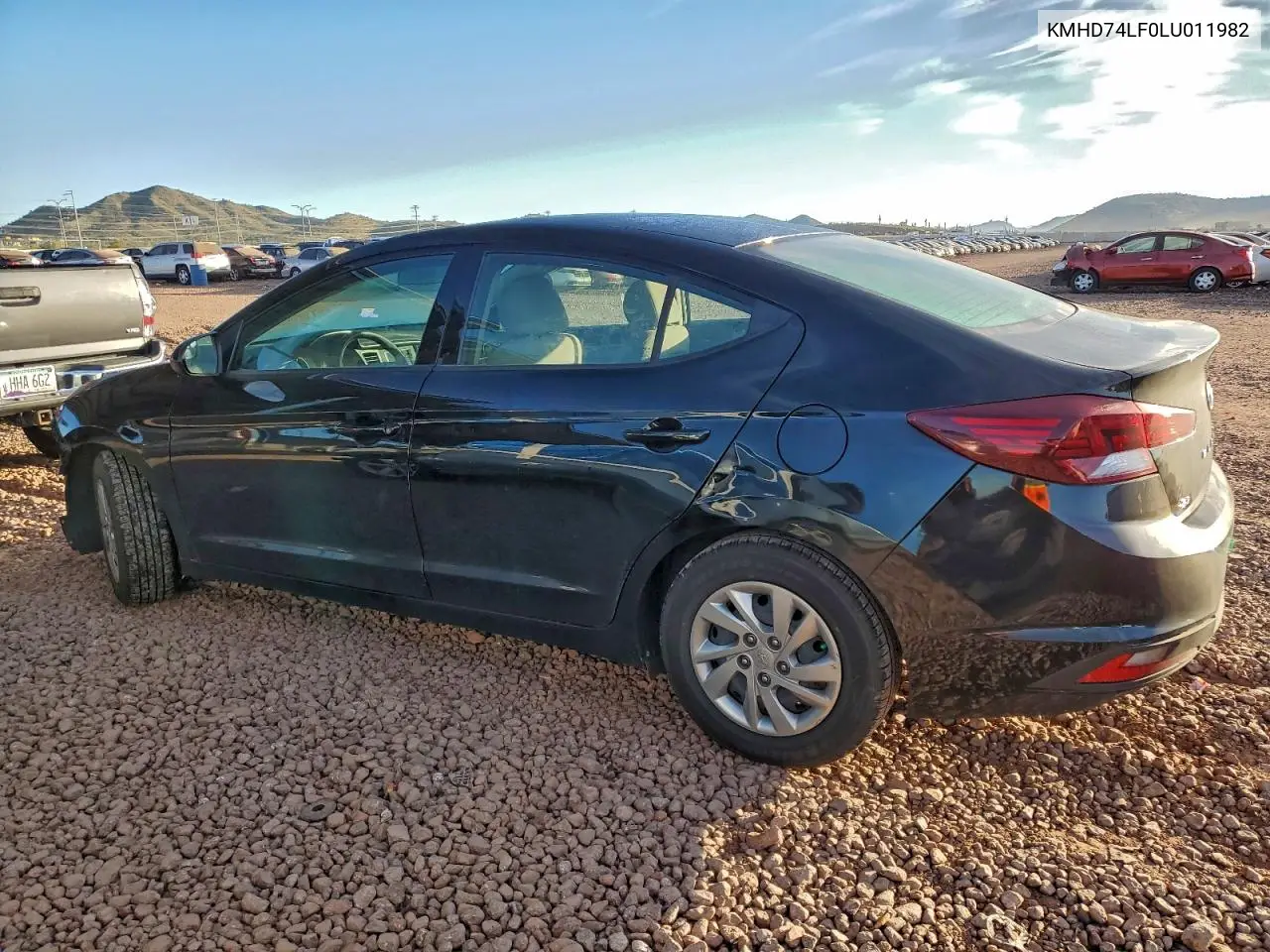 KMHD74LF0LU011982 2020 Hyundai Elantra Se