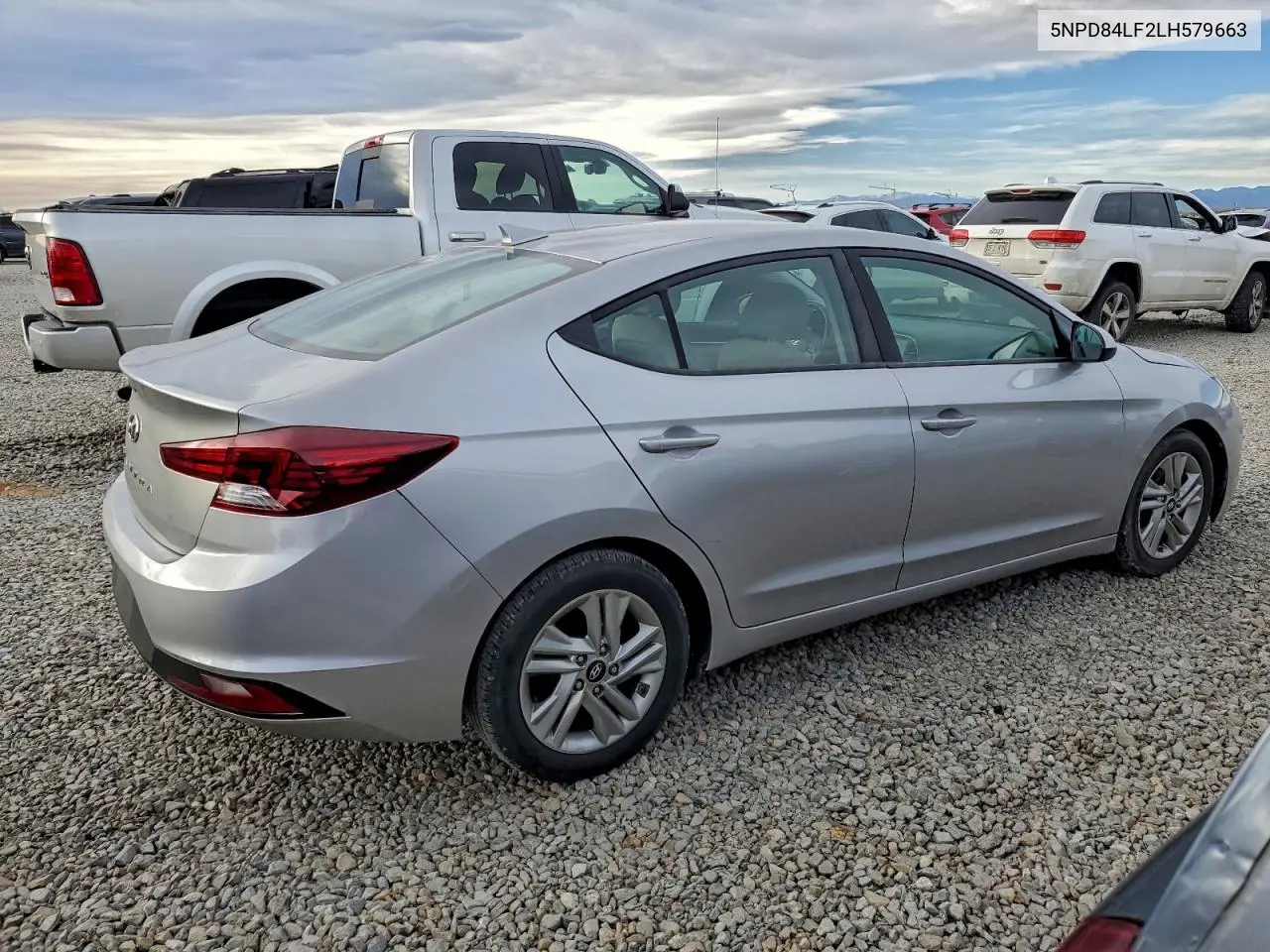 5NPD84LF2LH579663 2020 Hyundai Elantra Sel