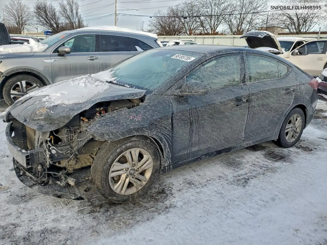 5NPD84LF0LH498595 2020 Hyundai Elantra Sel