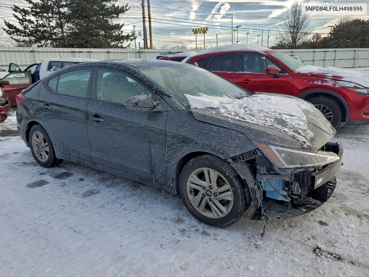 5NPD84LF0LH498595 2020 Hyundai Elantra Sel
