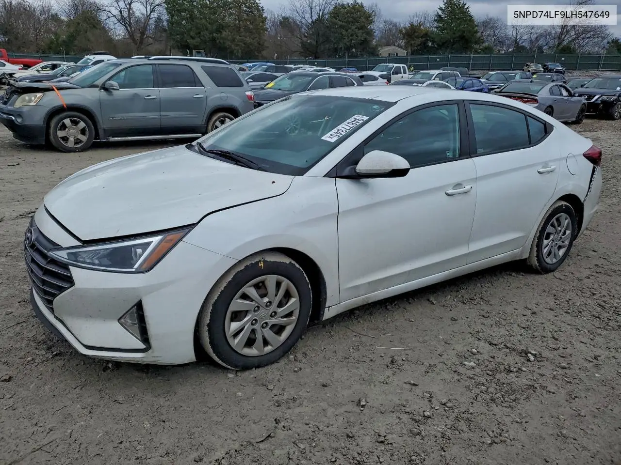 5NPD74LF9LH547649 2020 Hyundai Elantra Se