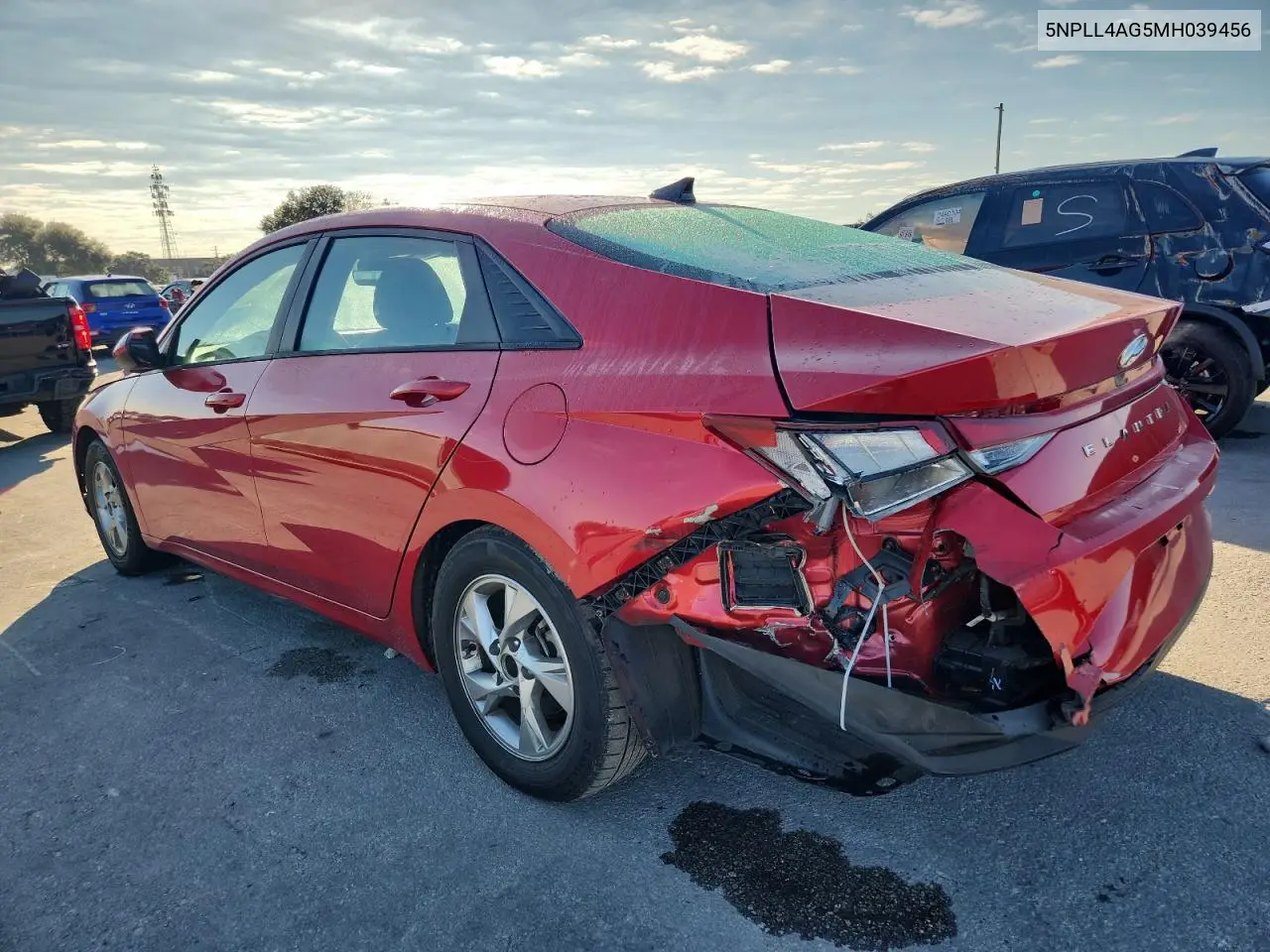 5NPLL4AG5MH039456 2021 Hyundai Elantra