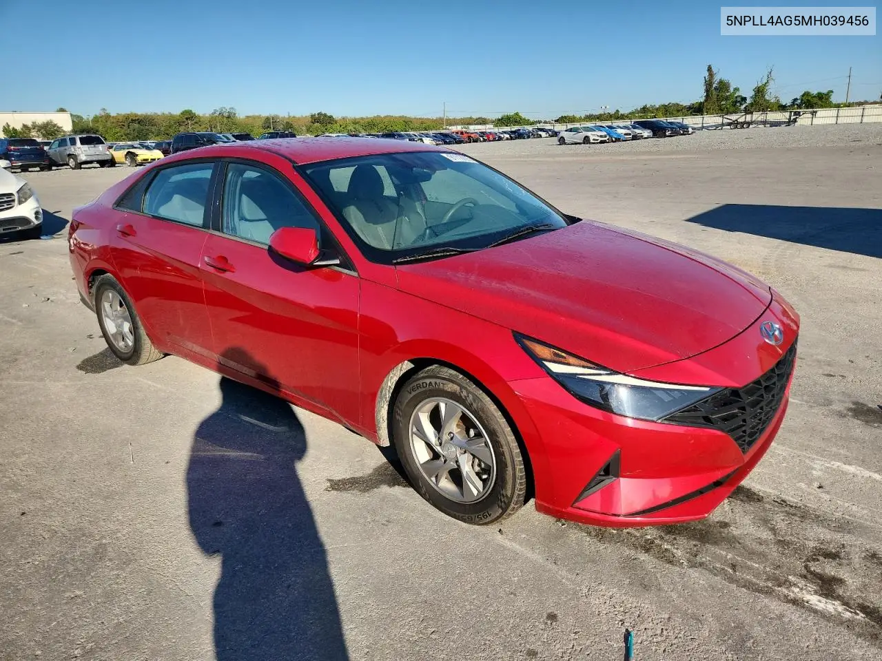 5NPLL4AG5MH039456 2021 Hyundai Elantra