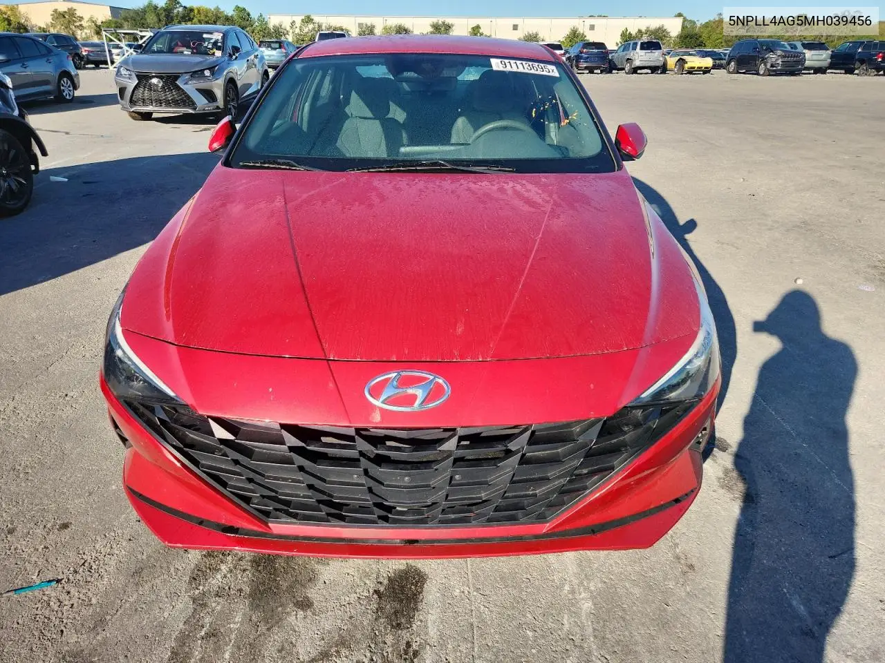 5NPLL4AG5MH039456 2021 Hyundai Elantra
