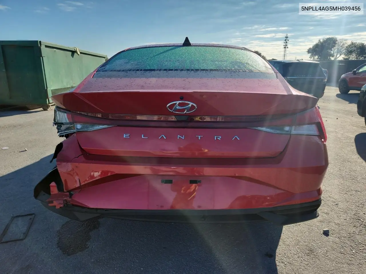 5NPLL4AG5MH039456 2021 Hyundai Elantra