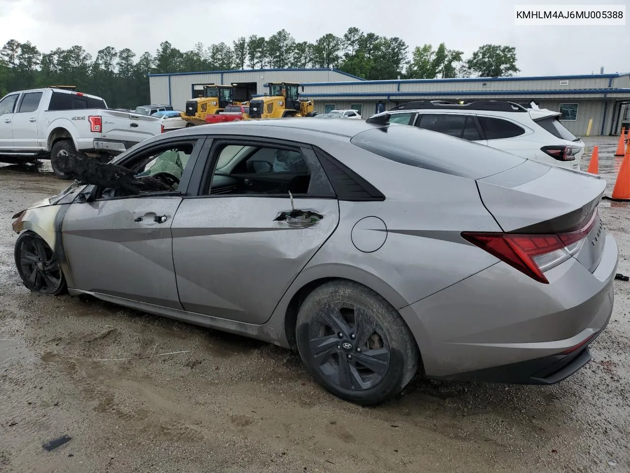 2021 Hyundai Elantra Blue VIN: KMHLM4AJ6MU005388 Lot: 62887754