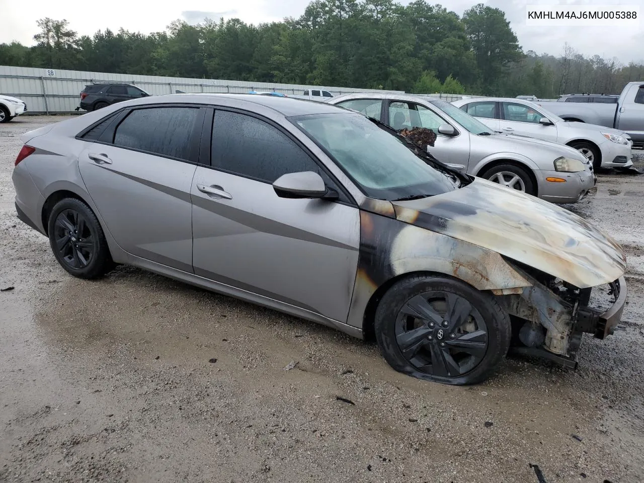 2021 Hyundai Elantra Blue VIN: KMHLM4AJ6MU005388 Lot: 62887754