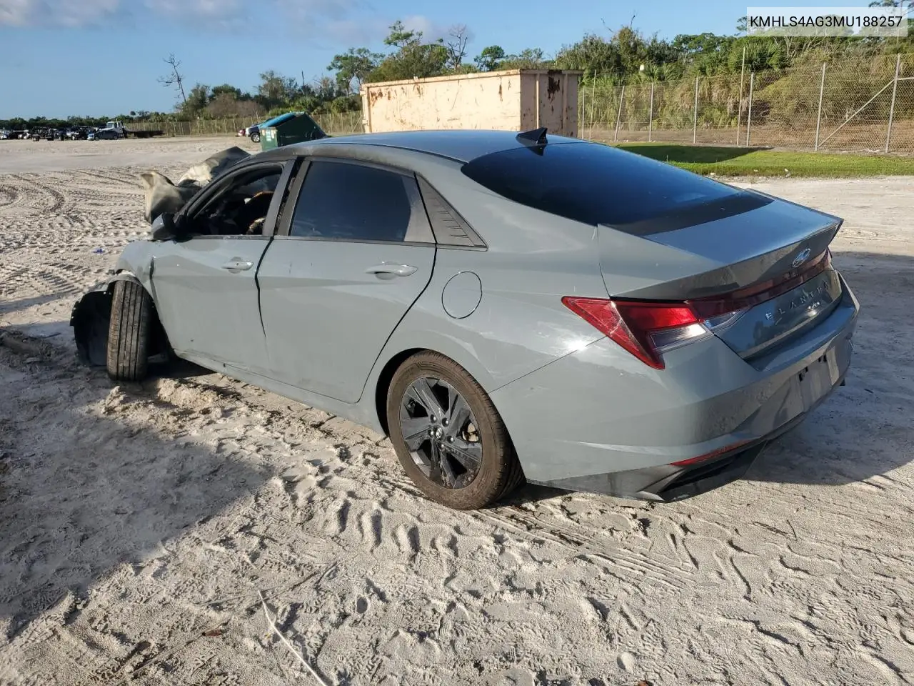 KMHLS4AG3MU188257 2021 Hyundai Elantra Sel
