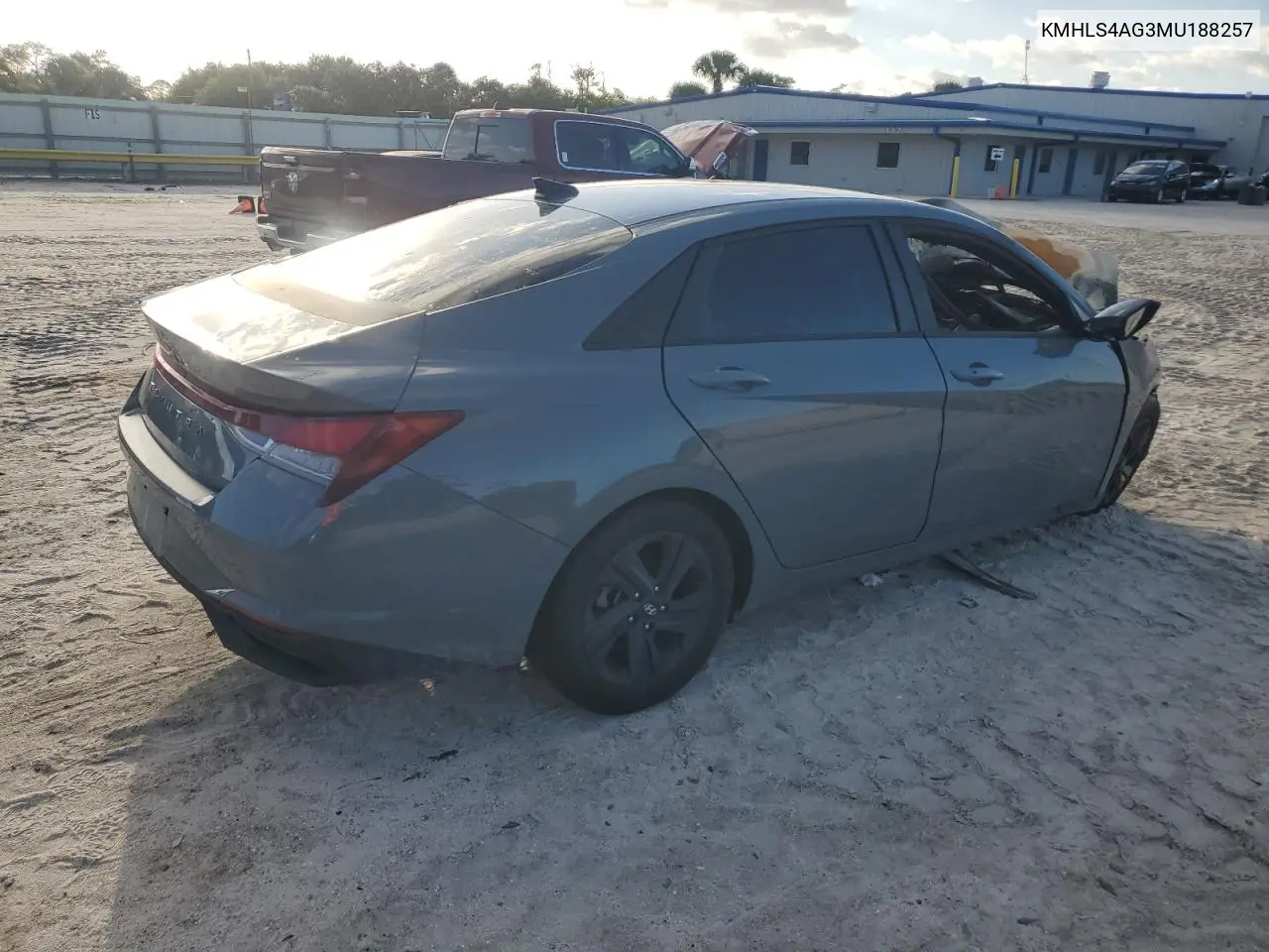 KMHLS4AG3MU188257 2021 Hyundai Elantra Sel