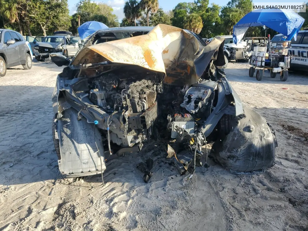 KMHLS4AG3MU188257 2021 Hyundai Elantra Sel