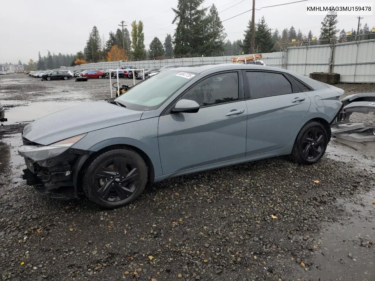 KMHLM4AG3MU159478 2021 Hyundai Elantra Sel