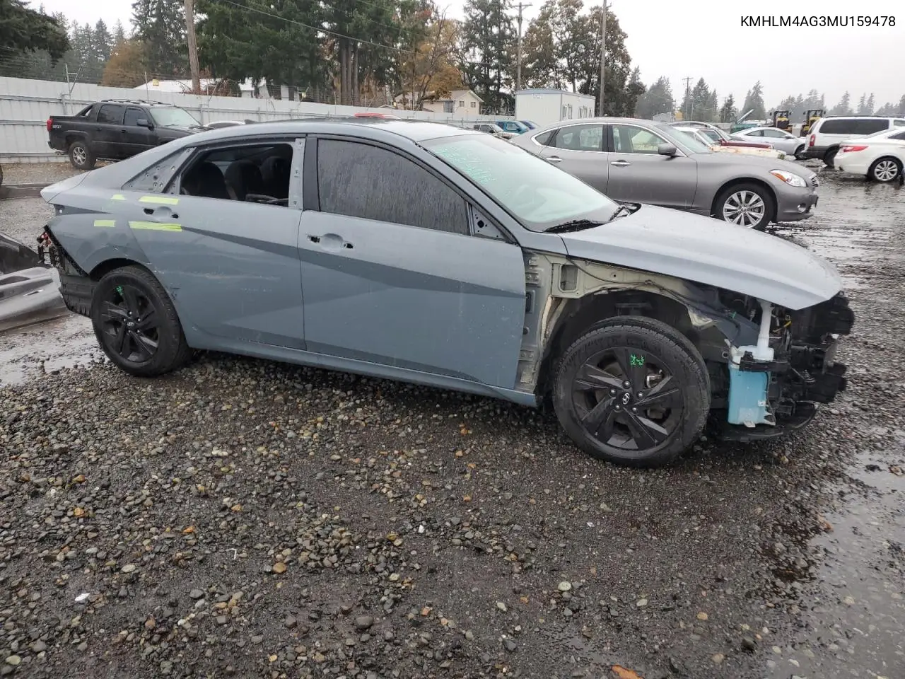 KMHLM4AG3MU159478 2021 Hyundai Elantra Sel