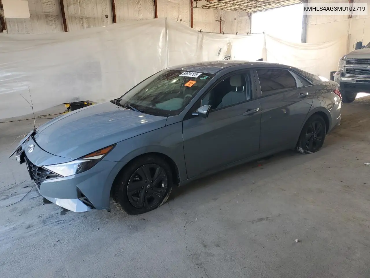 KMHLS4AG3MU102719 2021 Hyundai Elantra Sel