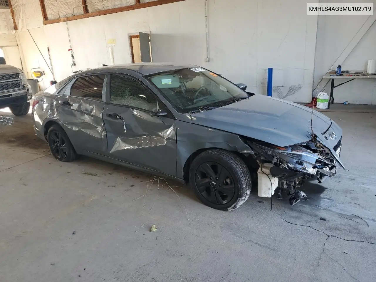 KMHLS4AG3MU102719 2021 Hyundai Elantra Sel