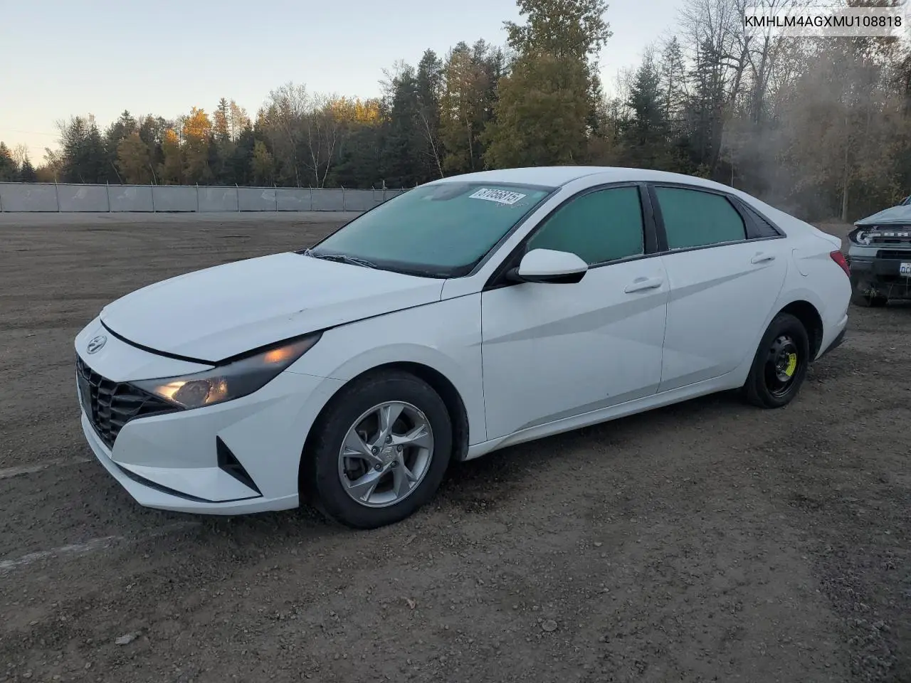 KMHLM4AGXMU108818 2021 Hyundai Elantra Sel