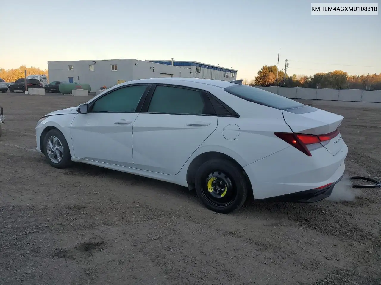 KMHLM4AGXMU108818 2021 Hyundai Elantra Sel