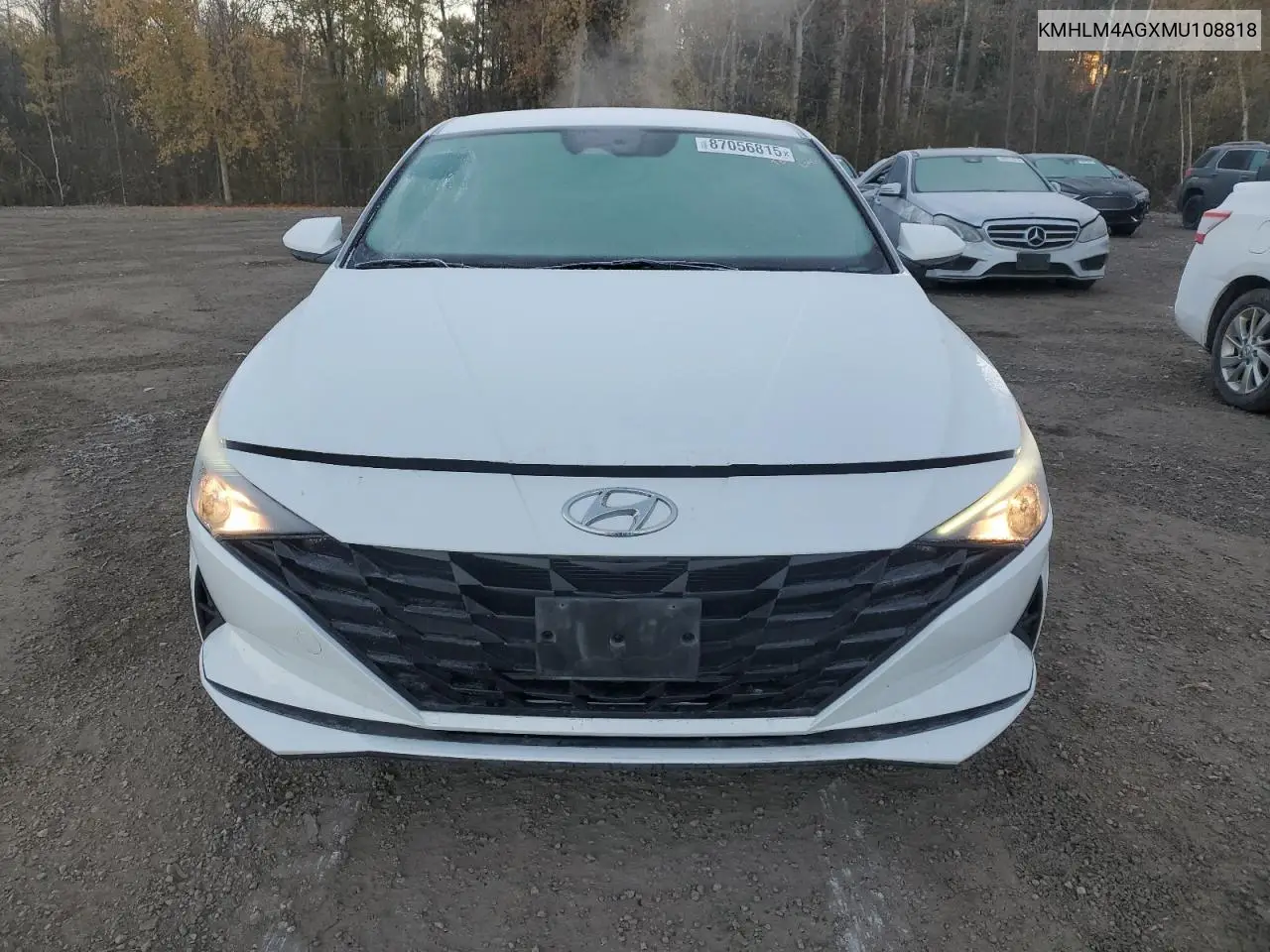 KMHLM4AGXMU108818 2021 Hyundai Elantra Sel