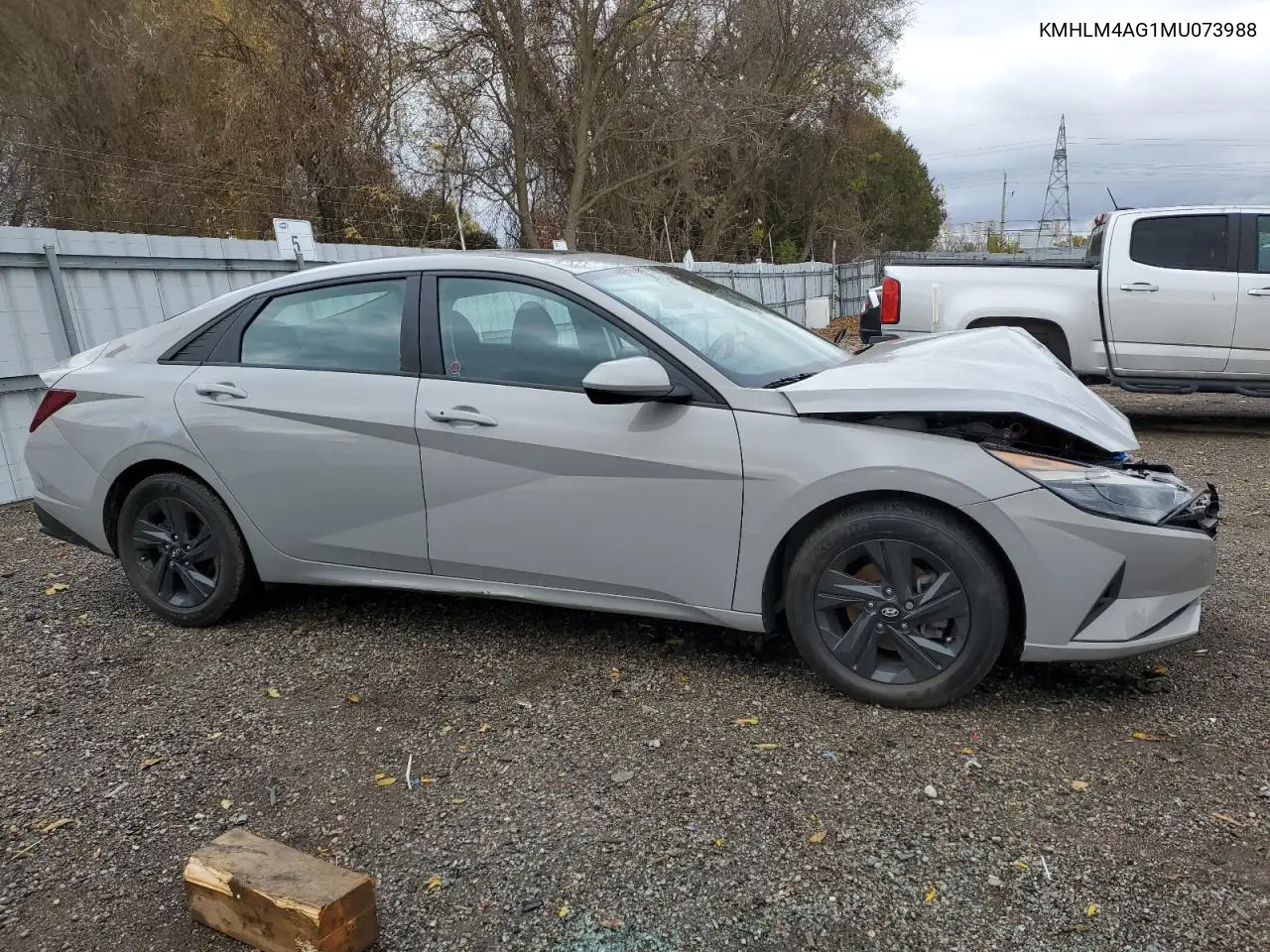 KMHLM4AG1MU073988 2021 Hyundai Elantra Sel