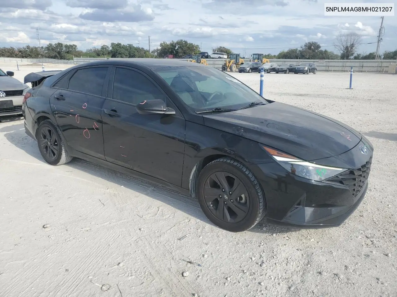5NPLM4AG8MH021207 2021 Hyundai Elantra Sel