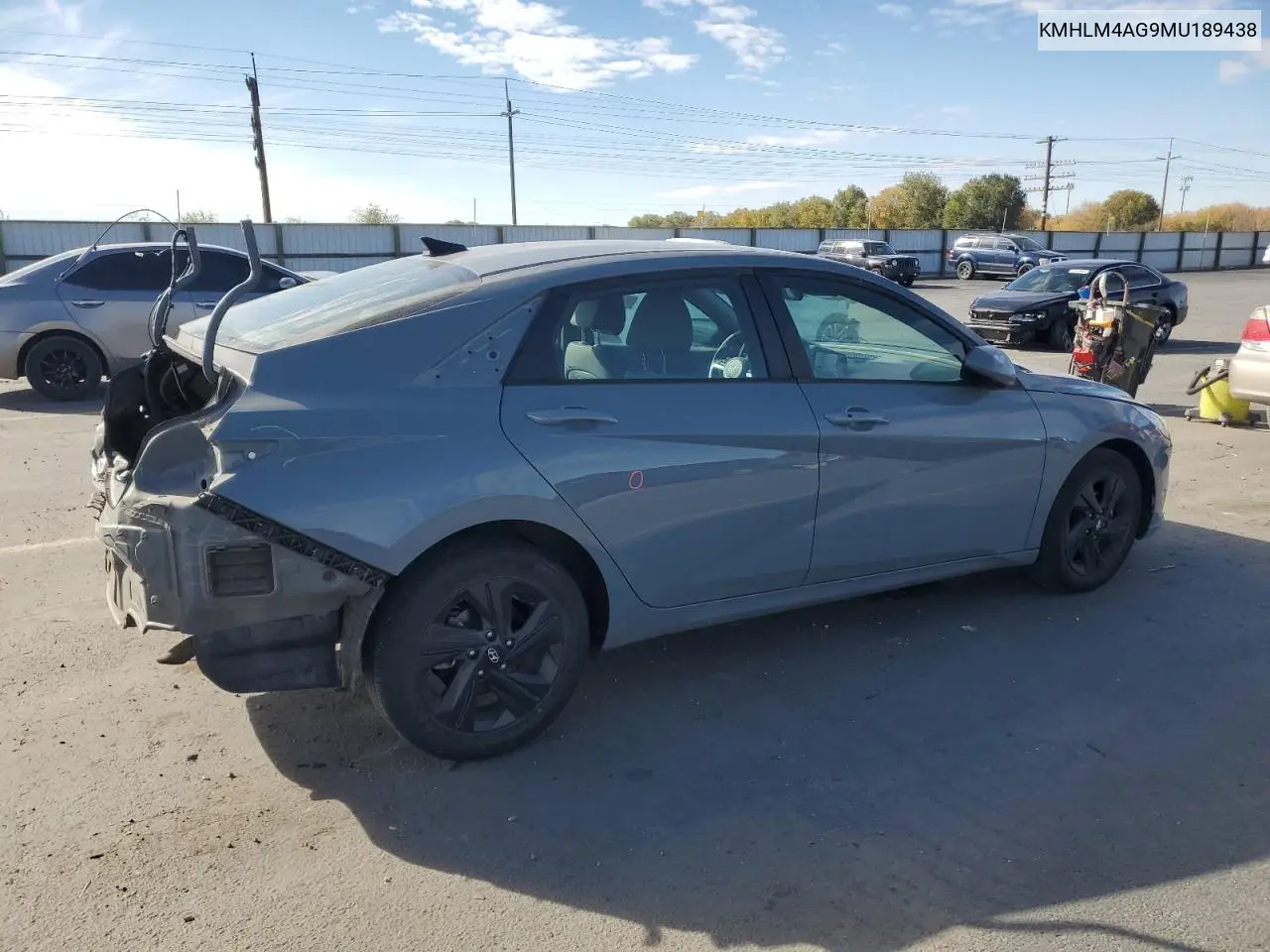 KMHLM4AG9MU189438 2021 Hyundai Elantra Sel