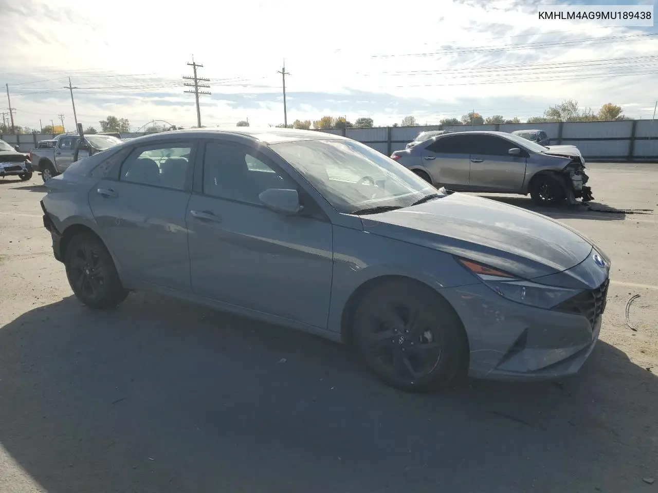 KMHLM4AG9MU189438 2021 Hyundai Elantra Sel