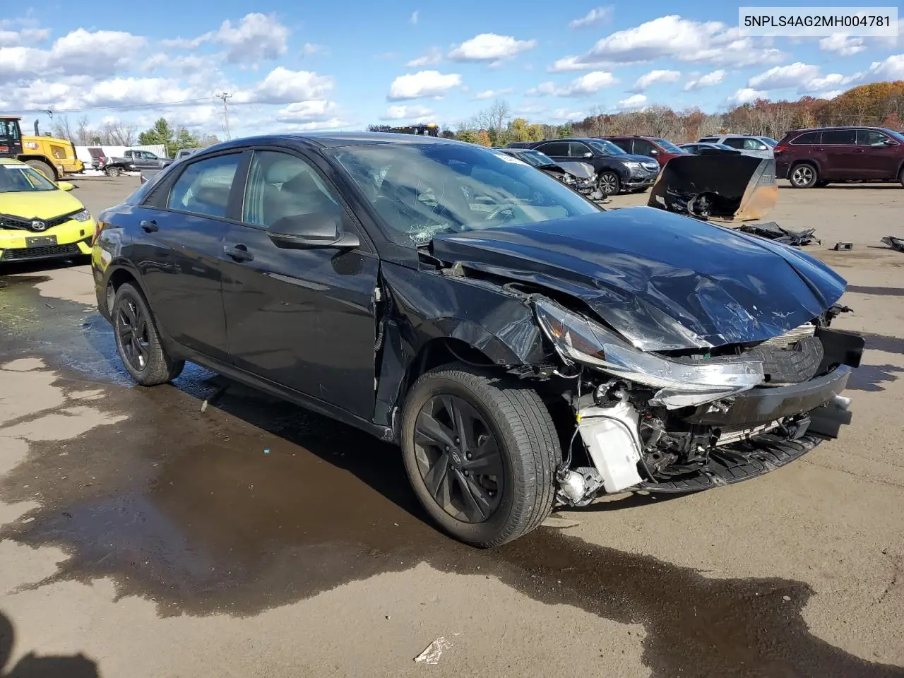 5NPLS4AG2MH004781 2021 Hyundai Elantra Sel