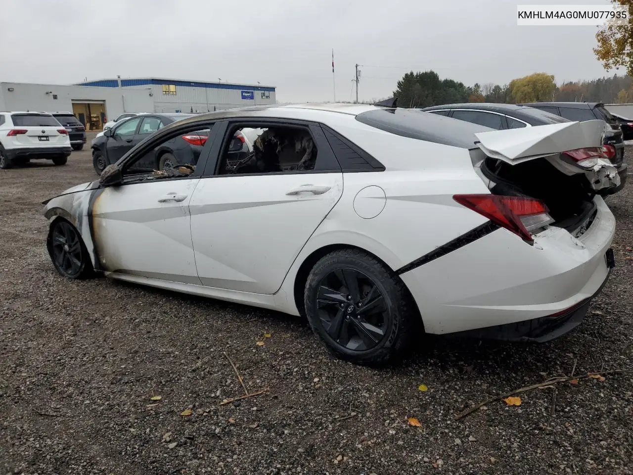 KMHLM4AG0MU077935 2021 Hyundai Elantra Sel
