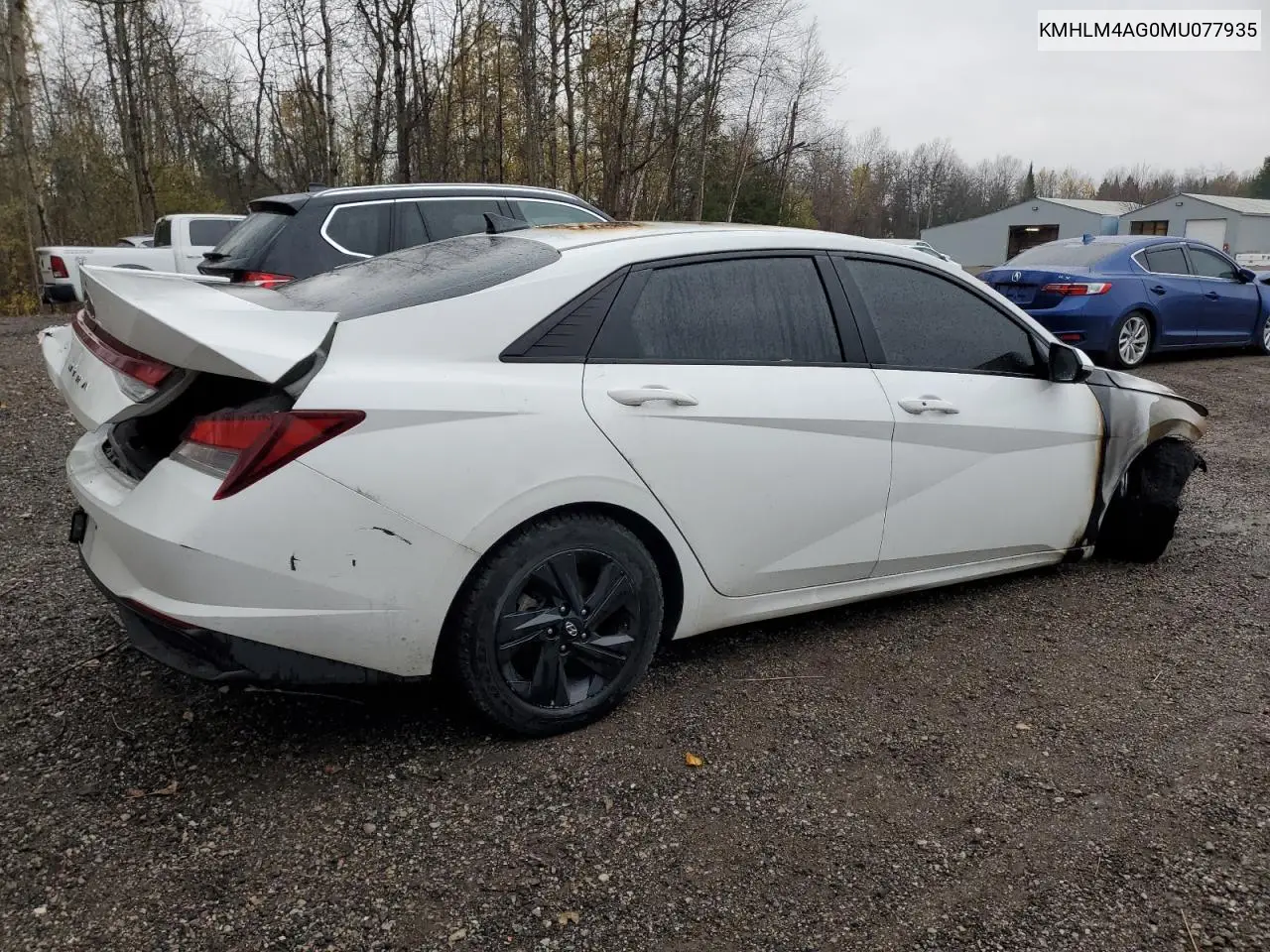 KMHLM4AG0MU077935 2021 Hyundai Elantra Sel