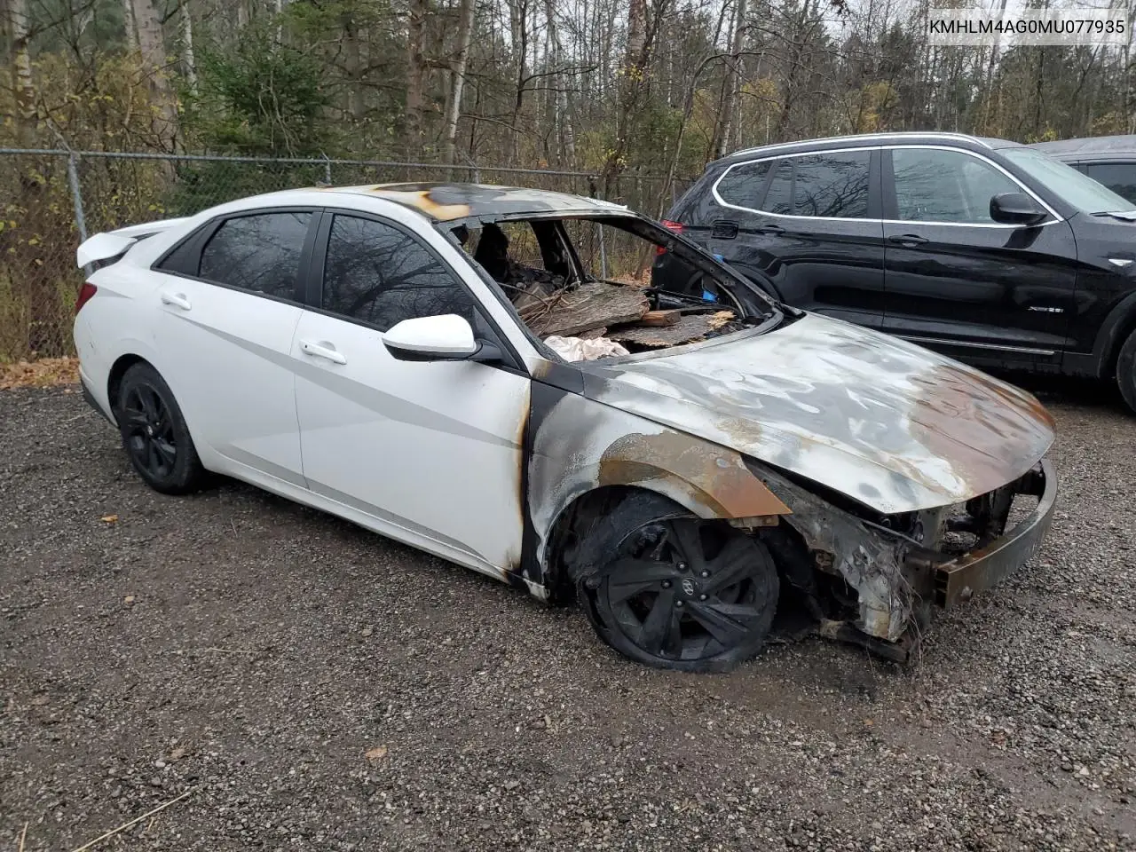 KMHLM4AG0MU077935 2021 Hyundai Elantra Sel