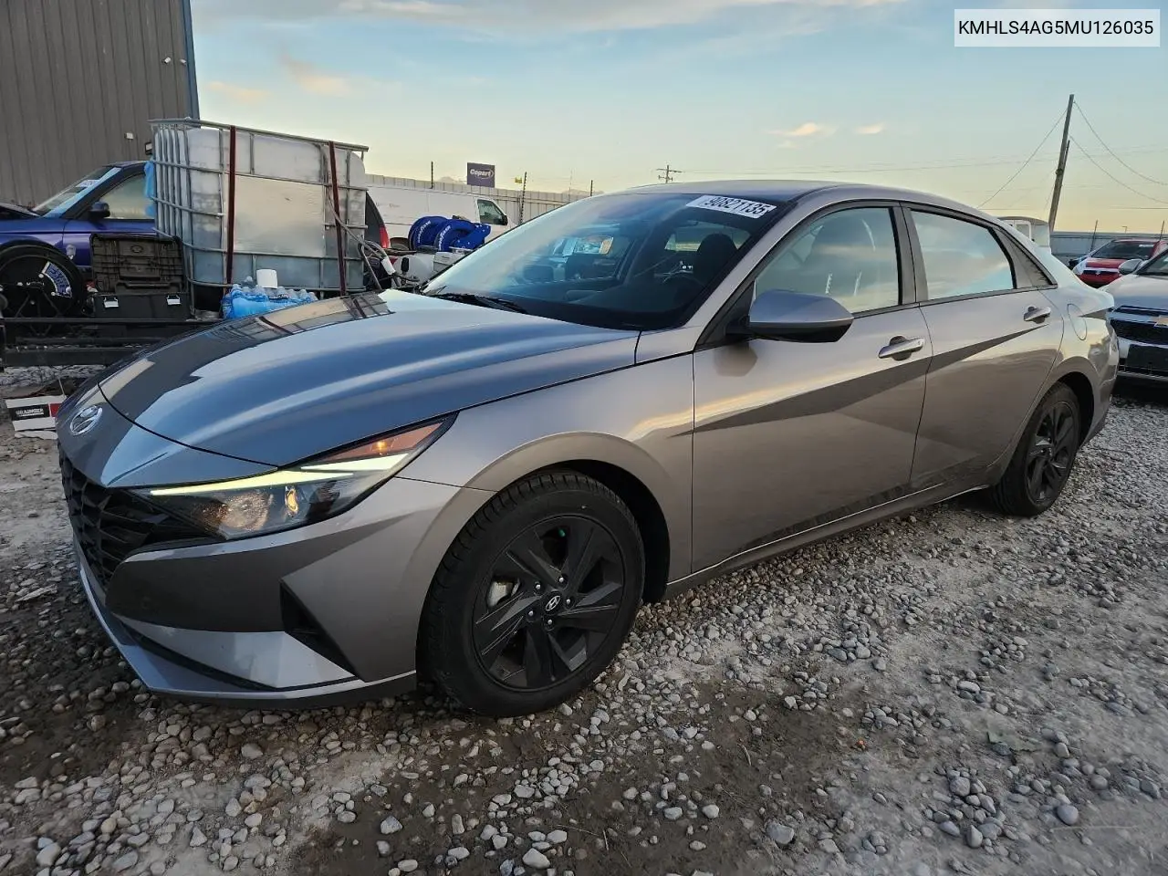 KMHLS4AG5MU126035 2021 Hyundai Elantra Sel
