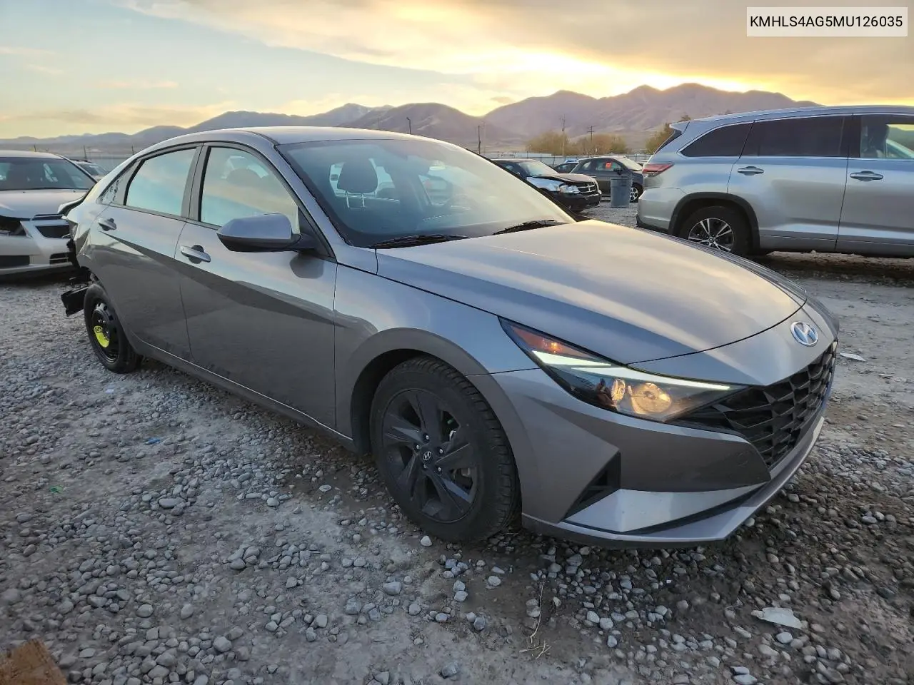 KMHLS4AG5MU126035 2021 Hyundai Elantra Sel