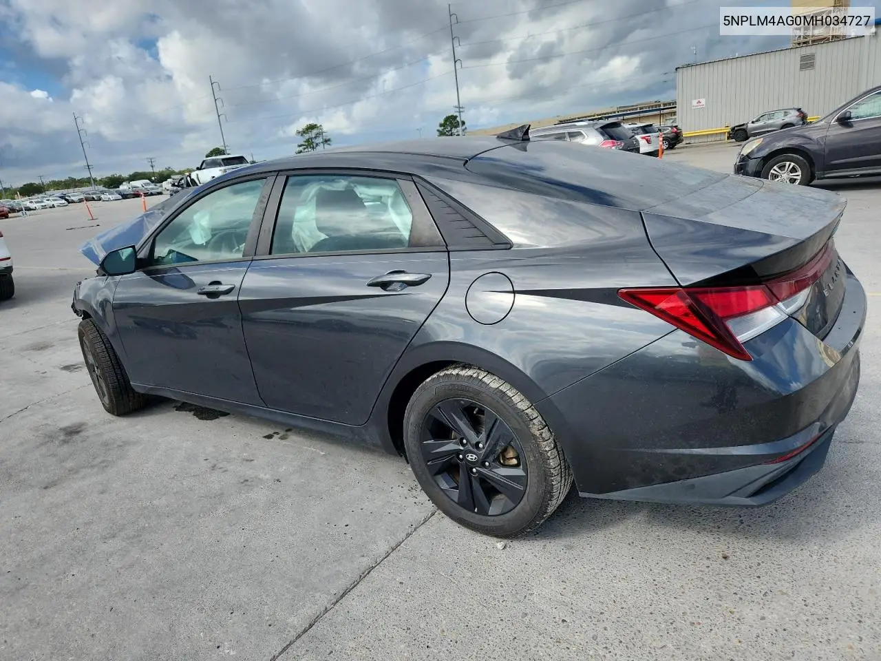 5NPLM4AG0MH034727 2021 Hyundai Elantra Sel