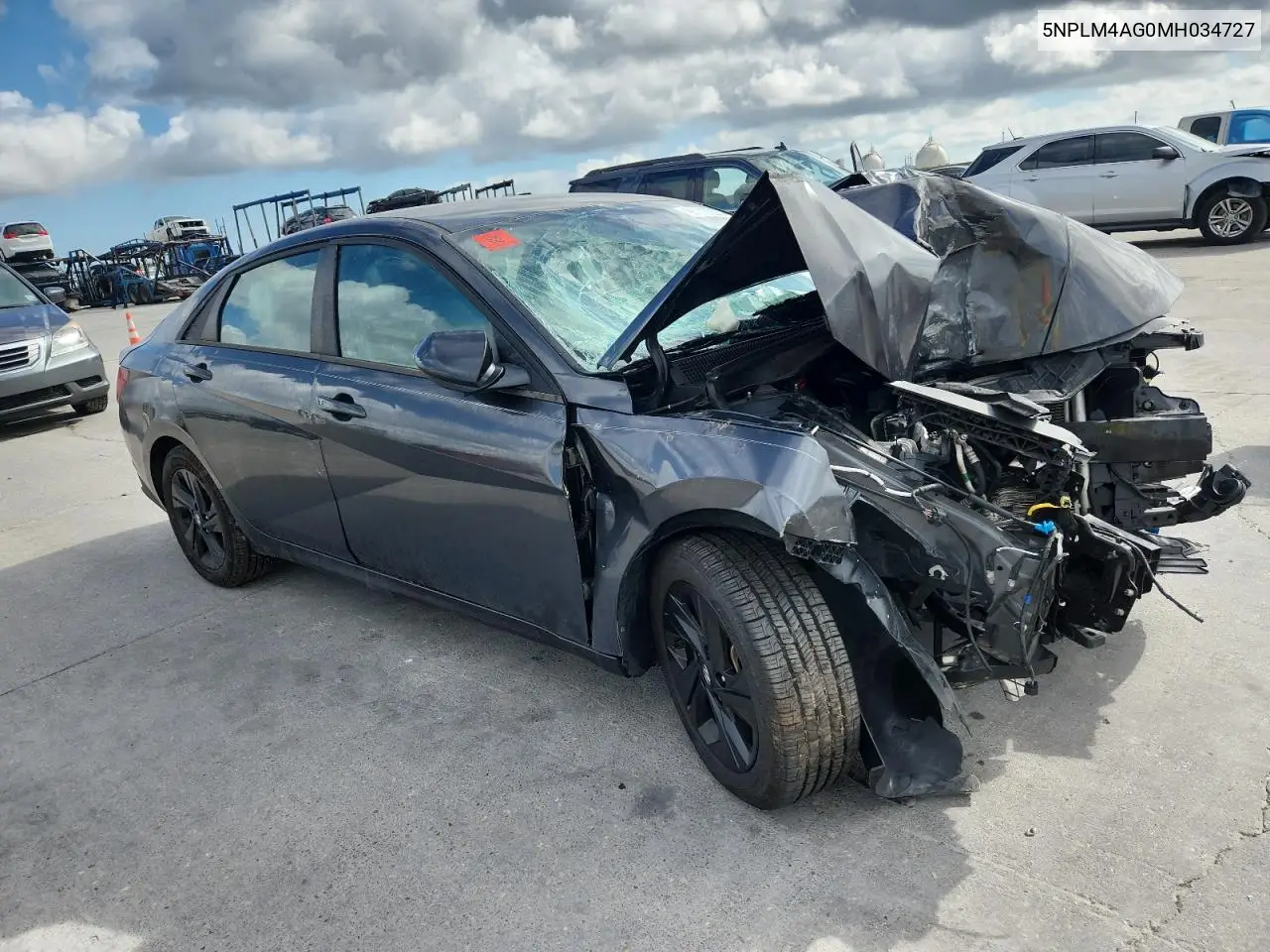 5NPLM4AG0MH034727 2021 Hyundai Elantra Sel