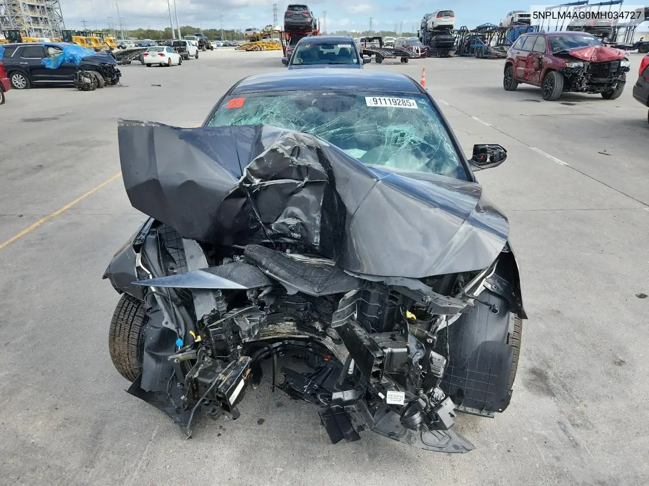 5NPLM4AG0MH034727 2021 Hyundai Elantra Sel