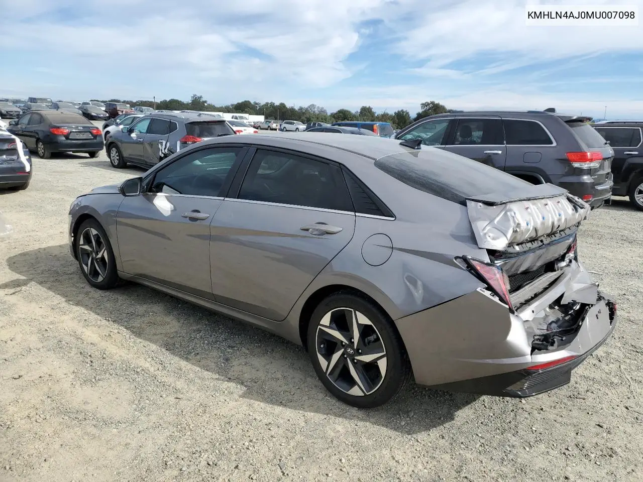 KMHLN4AJ0MU007098 2021 Hyundai Elantra Limited