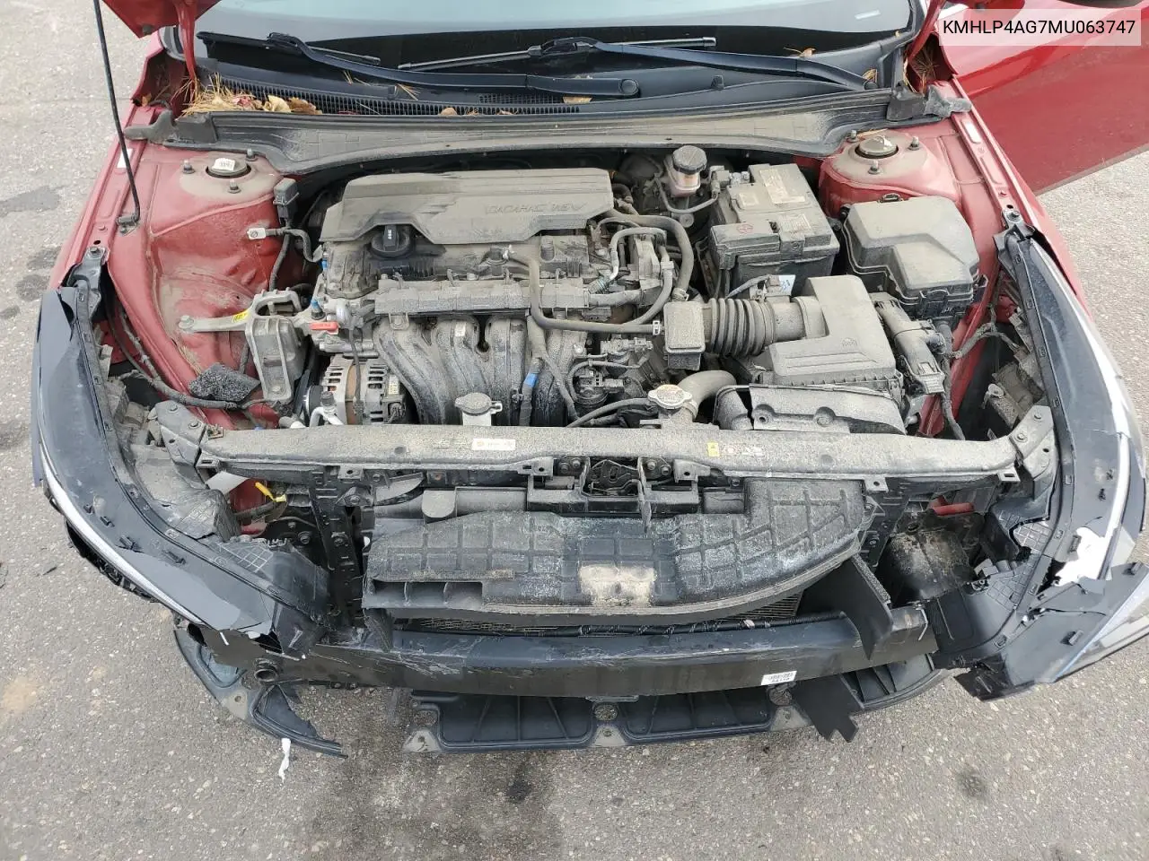 KMHLP4AG7MU063747 2021 Hyundai Elantra Limited