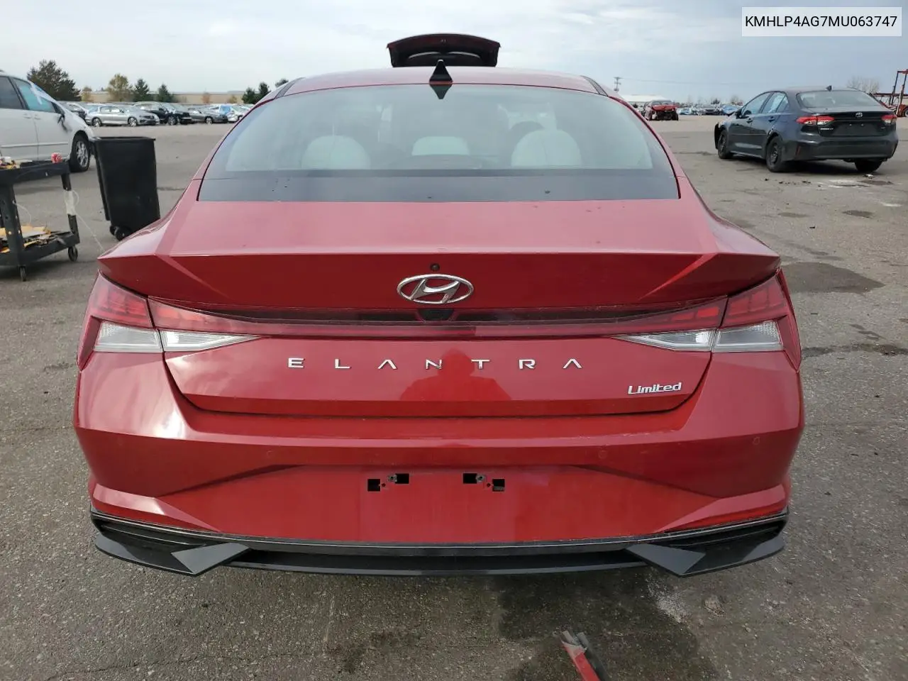 KMHLP4AG7MU063747 2021 Hyundai Elantra Limited