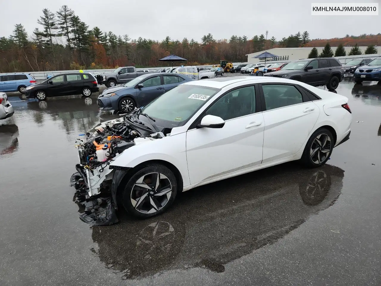KMHLN4AJ9MU008010 2021 Hyundai Elantra Limited