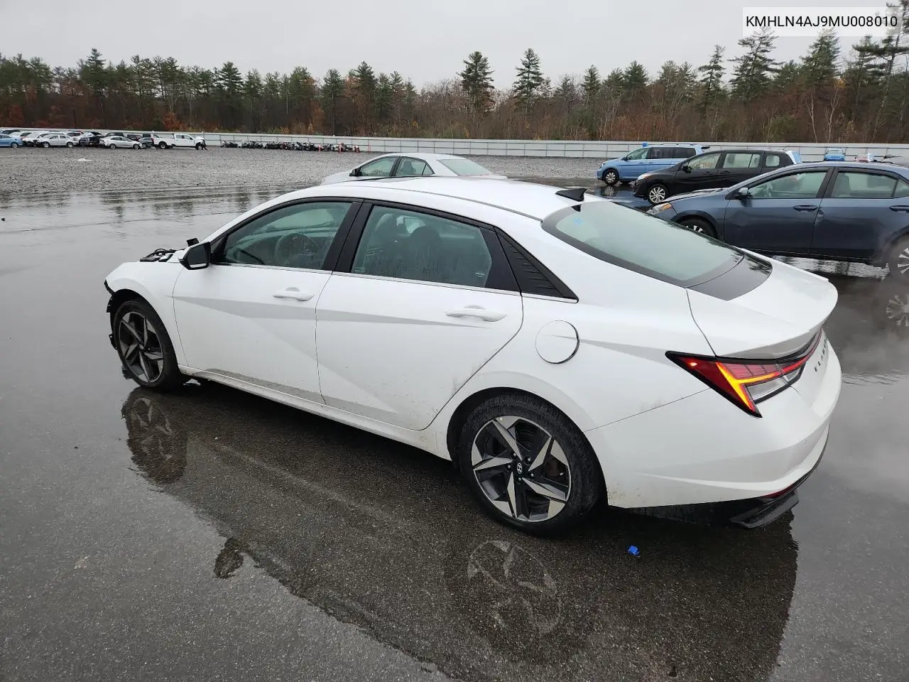 KMHLN4AJ9MU008010 2021 Hyundai Elantra Limited