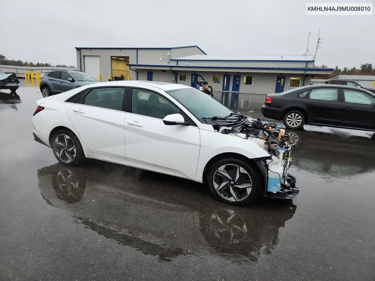 KMHLN4AJ9MU008010 2021 Hyundai Elantra Limited