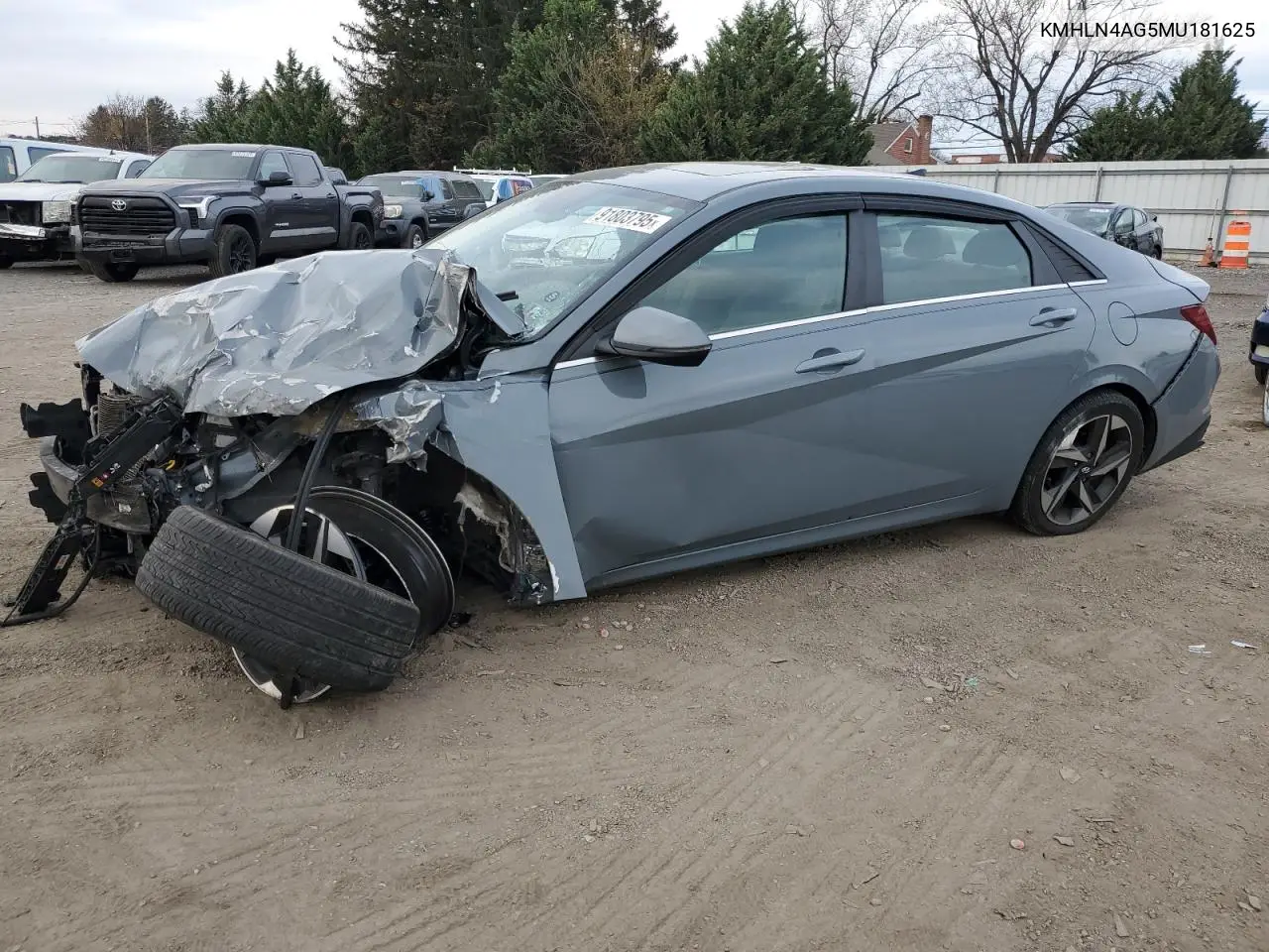 KMHLN4AG5MU181625 2021 Hyundai Elantra Sel