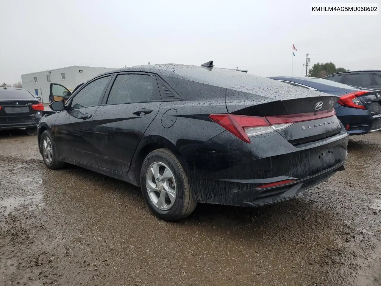 KMHLM4AG5MU068602 2021 Hyundai Elantra Sel