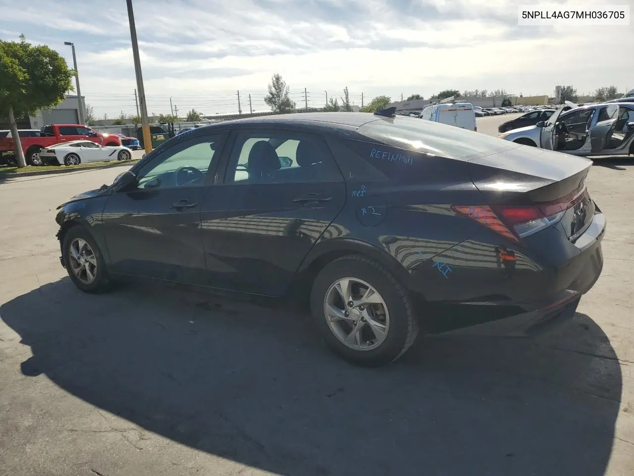 5NPLL4AG7MH036705 2021 Hyundai Elantra Se